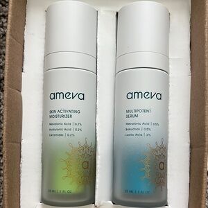 Ameva Skin Activating Moisturizer and Multipotent Serum Set